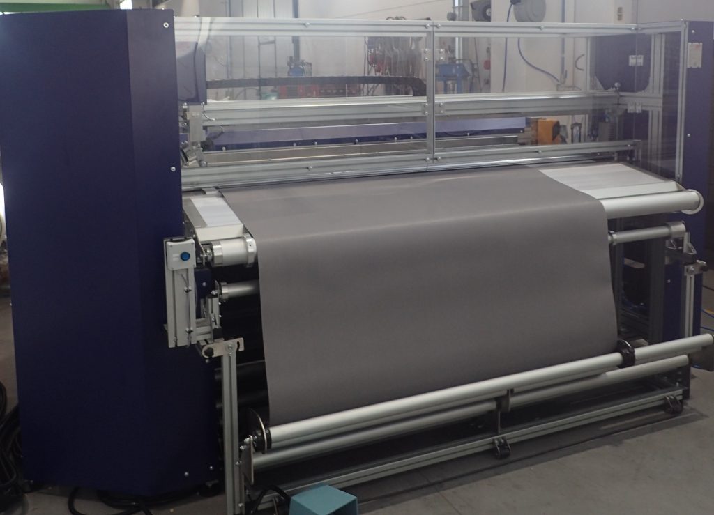 Cutting machine for fire resistant fabrics